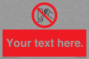 Custom Do Not Operate Sign